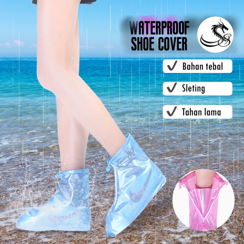 cover sepatu pelindung sepatu pvc anti air waterproof jas hujan rain shoes cover