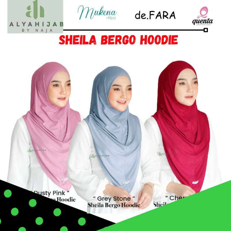 Alya hijab by Naja Sheila Bergo Hoodie