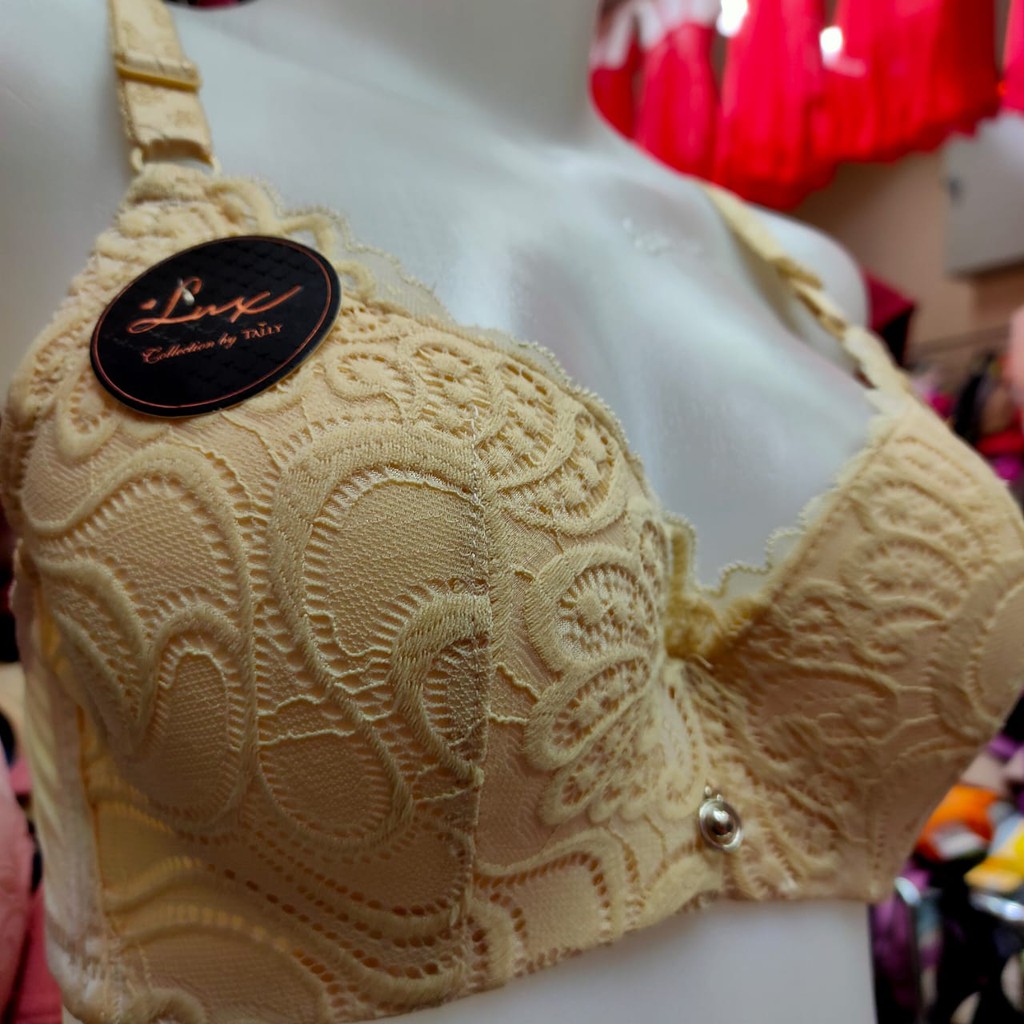 Bra Tally 8115 Berbahan Katun Anti Iritasi erta Berkawat dan Busa Tipis serta Bermotif Bunga Cantik