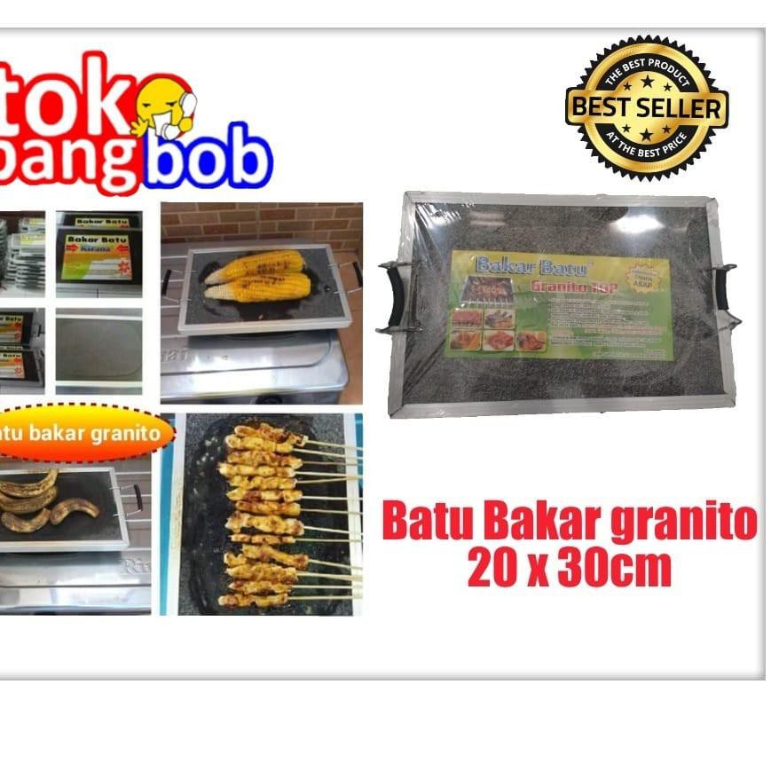 【12.12】 Promo» Grosir Alat Pemanggang Panggangan / Bakar Batu Granit Asli Murah ✽