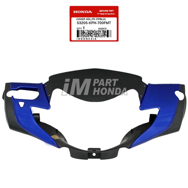 53205-KPH-700FMT Batok Cover Lampu Depan Supra X 125 2005 - 2006 Biru