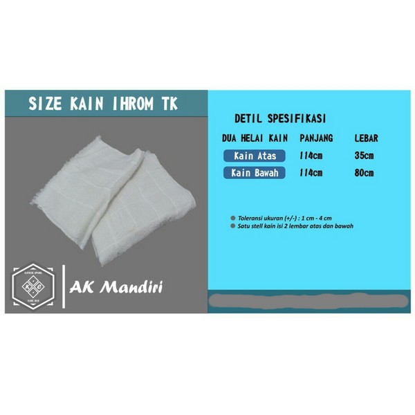 KAIN IHROM TK MANASIK HAJI ANAK LAKI-LAKI