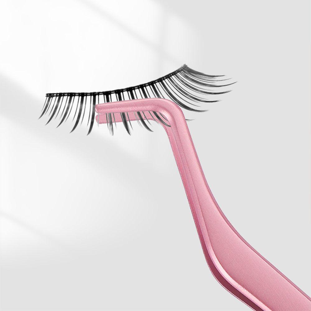 Pinset Bulu Mata Agustina Dengan Sisir Profesional Eyelash grafting Stainless steel Memakai Bulu Mata Palsu Penjepit Alis