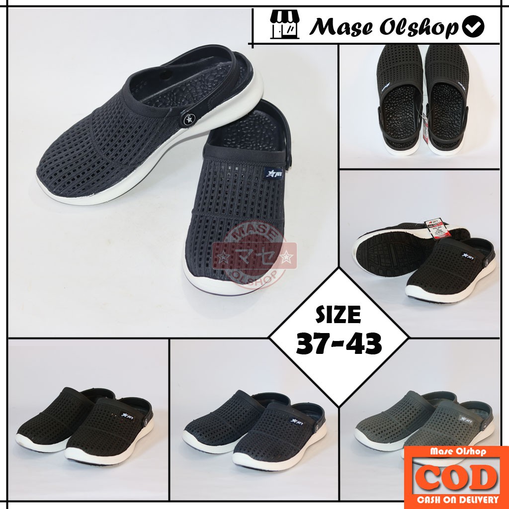 Sepatu Sandal Pria Model Slop Karet ATT MSL 562