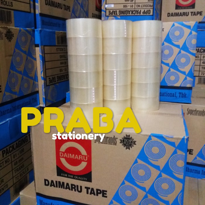 

Promo Lakban Bening 2" 90 yard By Daimaru