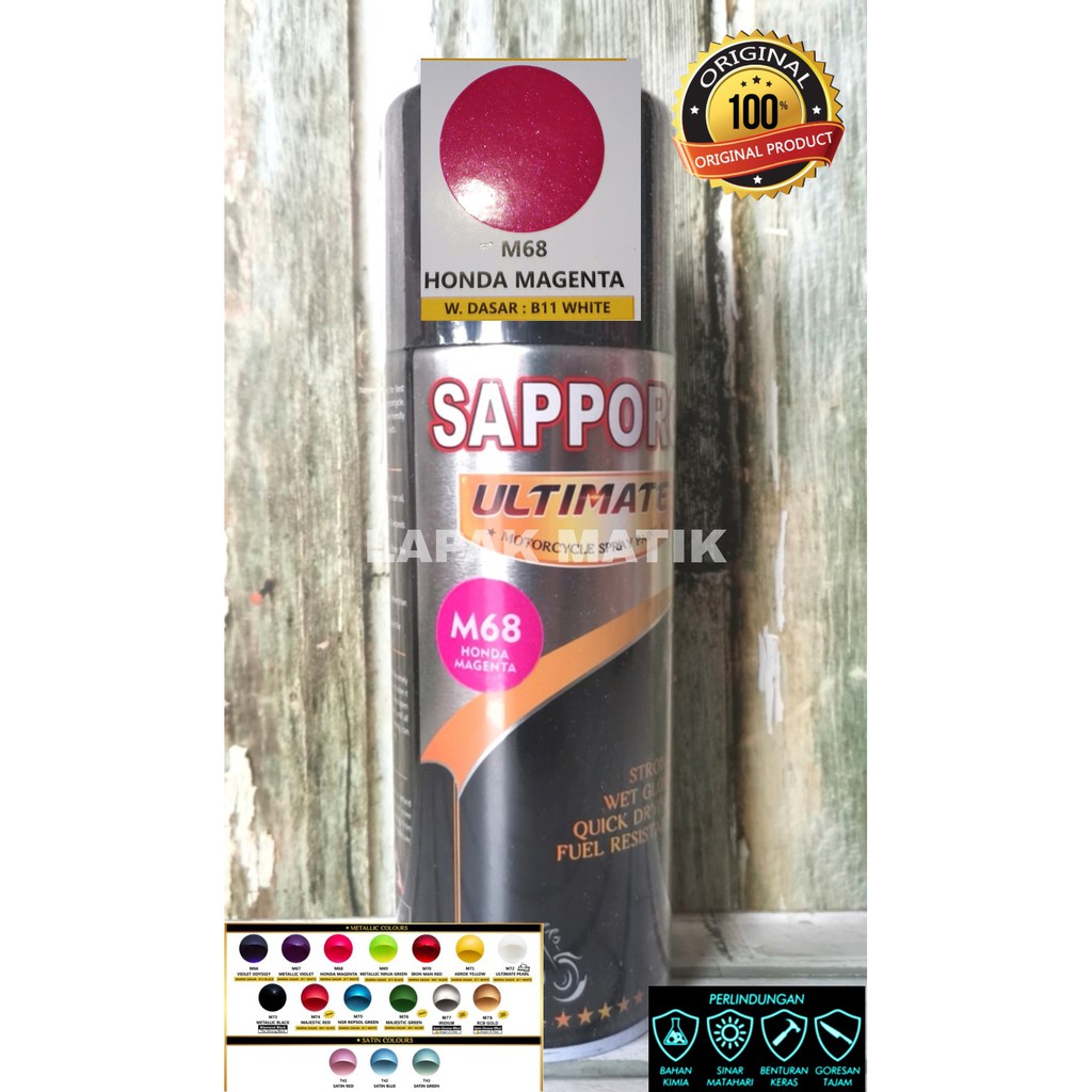 Pilok Sapporo Ultimate Honda Magenta M68 400ML