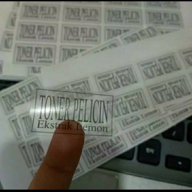 

Stiker toner pelicin