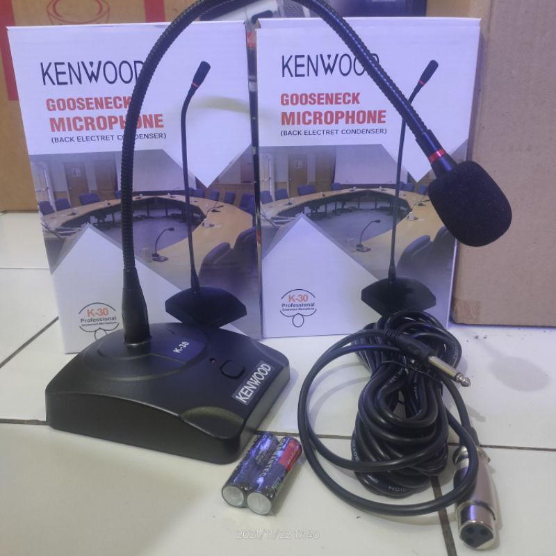 mic podium meja mimbar KENWOOD K-30 mikrofon mimbar meja podium