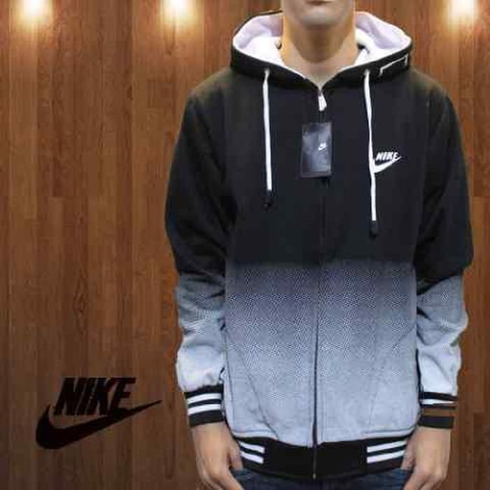 Jaket Sweater Pria Nike Zipper Gradasi Keren / dropdead / Adidas / dc