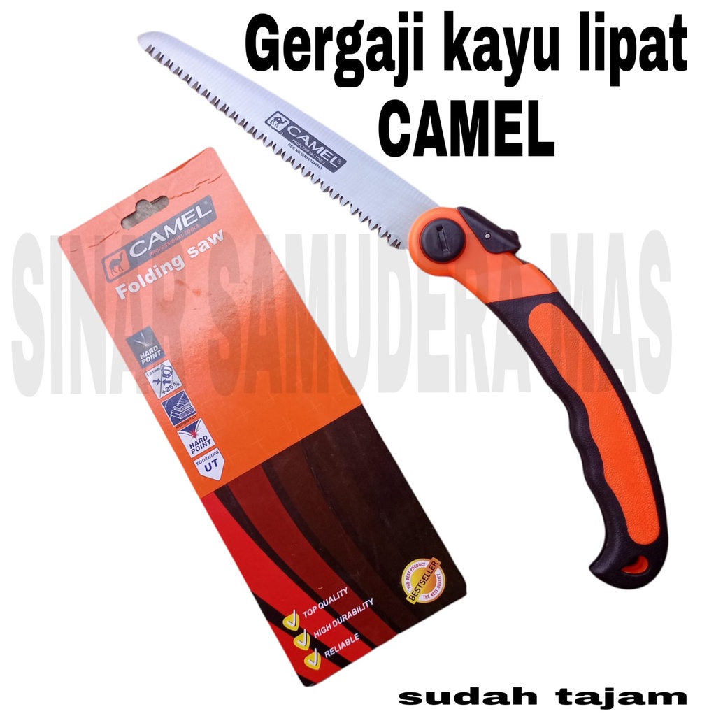 Gergaji kayu lipat camel portable serbaguna -gergaji kayu camel original -gergaji kayu lipat portabl