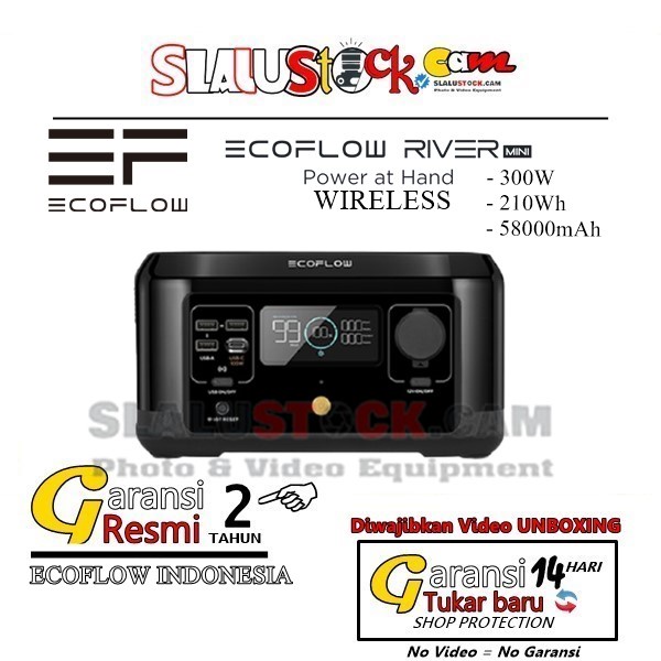 ECOFLOW RIVER MINI WIRELESS Portable Power Station Solar Charging