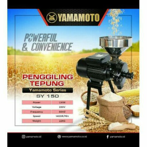 Gilingan Tepung Listrik Yamamoto SY 150