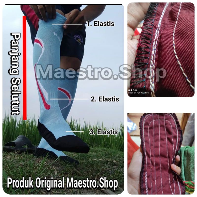 SEPATU SAWAH ANTI KEONG 2 Ply Sol bawah Cotton American Drill + Bisban 5 cm