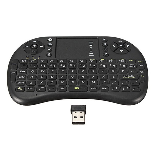 Taffware Mini Keyboard Wireless 2.4GHz with Touch Pad &amp; Fungsi Mouse