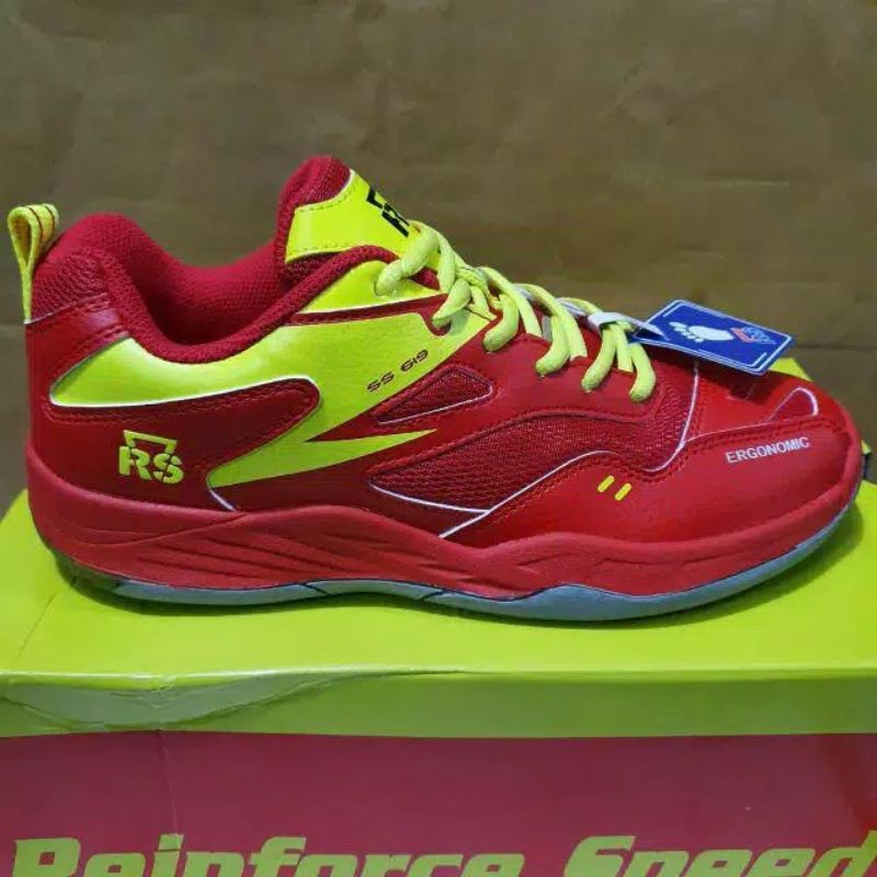 sepatu badminton reinforce speed ss 619