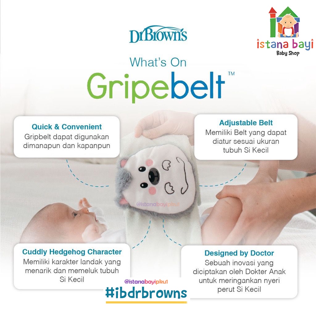 Dr Browns Infant Gripbelt Hedgehog HG112 - Bedongan Bayi