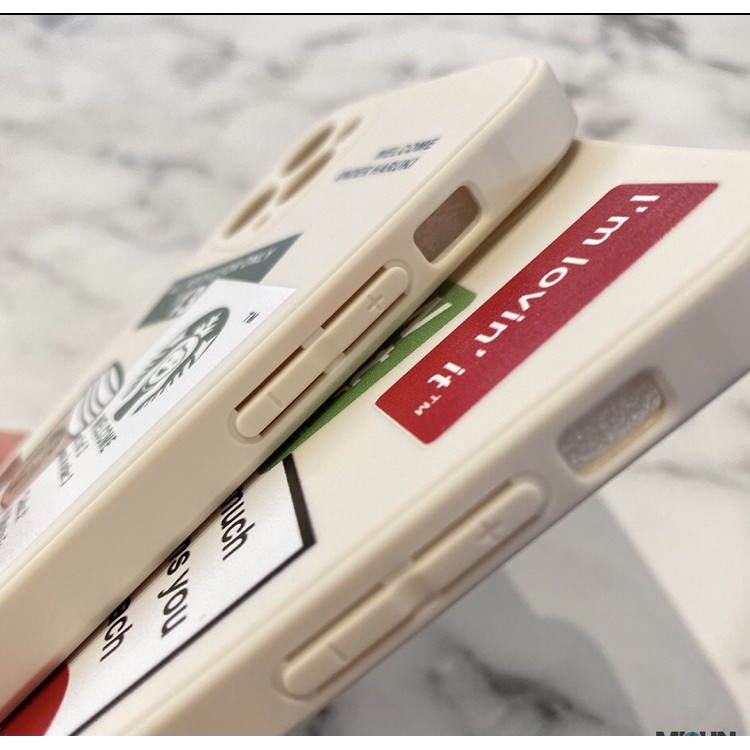 SILIKON CASE IPHONE MOTIF MCD STARBUCKS 6/6+ 7/8+ XS XR XS MAX 11 11 PRO 11 PROMAX