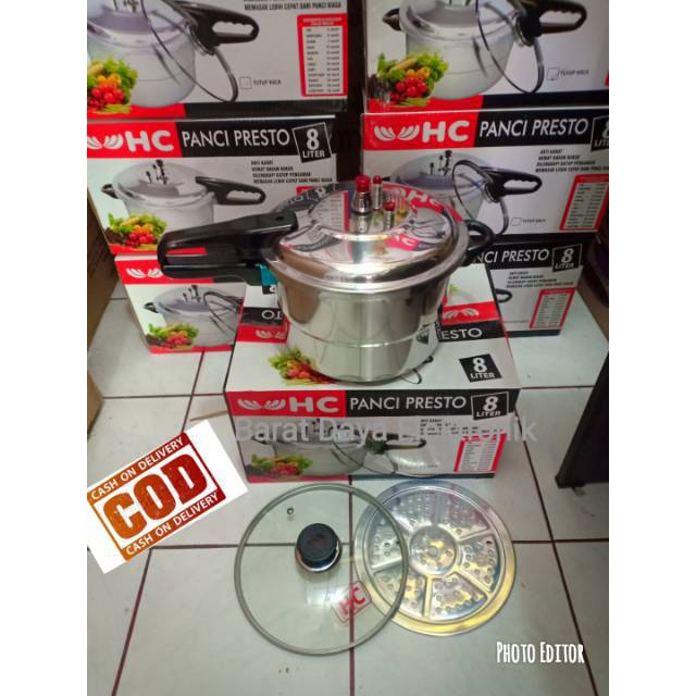 Panci Presto Happy Call/ HC 3 in 1 Kapasitas 8 Liter