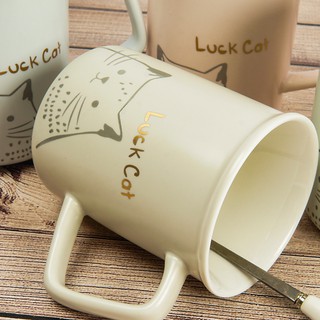 MUG KERAMIK  BEST QUALITY LUCKY CAT  KUCING LUCU GELAS 