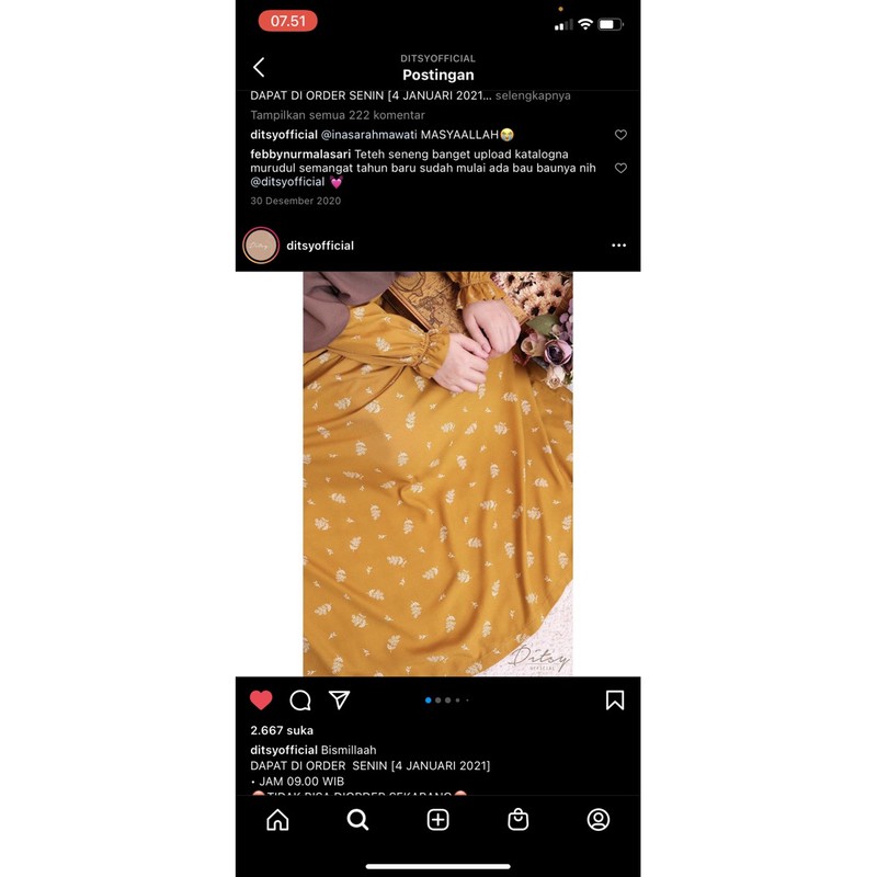 Ditsy reject sale 2021