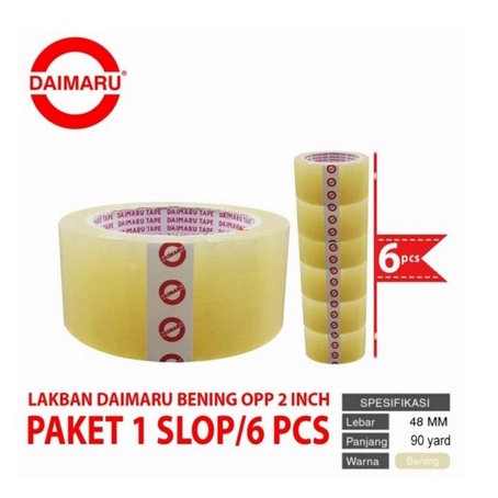 

Lakban Bening Besar Clear Tape