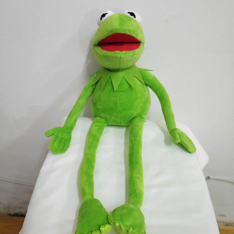 Mainan Boneka Kodok Kermit Muppets Bahan Plush Ukuran 60cm