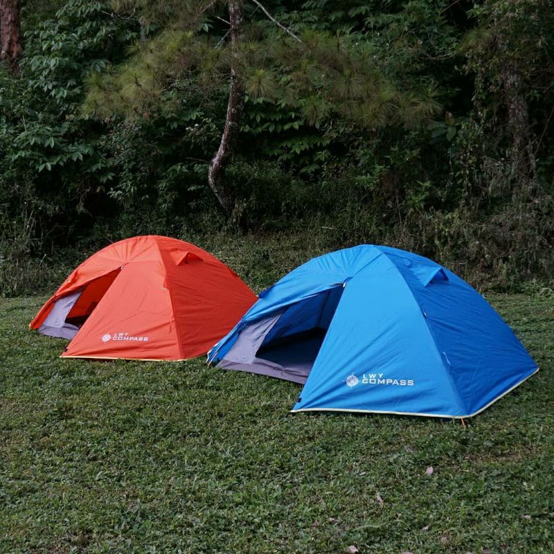Tenda 2p LWY Compass alloy - Tenda double layer kapasitas 2 ultralight