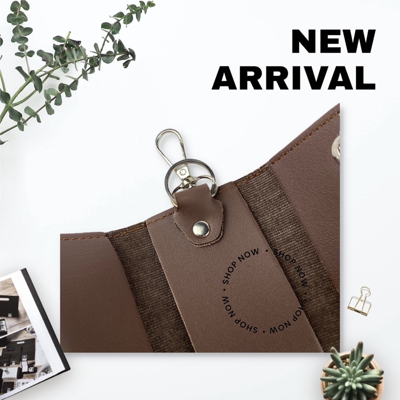 DOMPET KUNCI STNK DAIHATSU DOMPET KUNCI MOBIL KULIT SINTETIS DOMPET STNK LIPAT 3 GANTUNGAN KUNCI MOBIL MUAT STNK