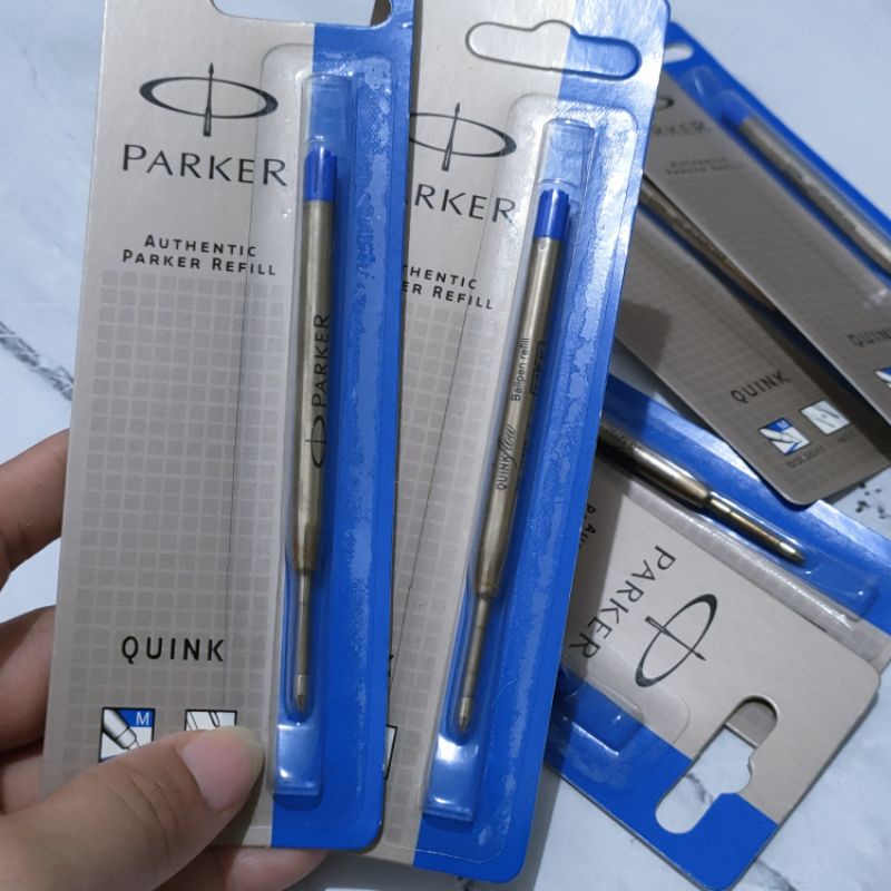 

Refill Parker ORIGINAL BallPen | Isi Ulang Pulpen Parker BP | Warna Tinta Biru