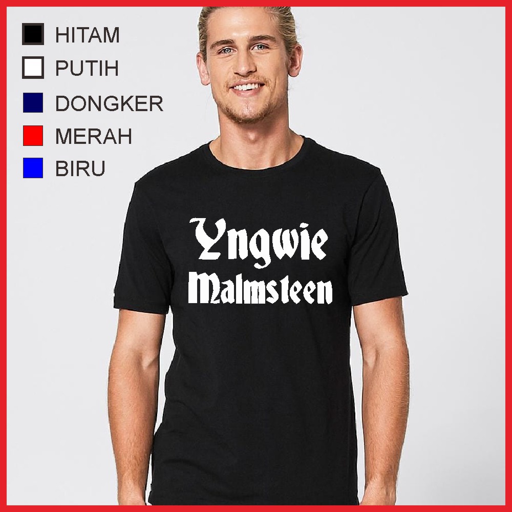 Kaos Yngwie Malmsteen Distro Cowok Cewek Anak