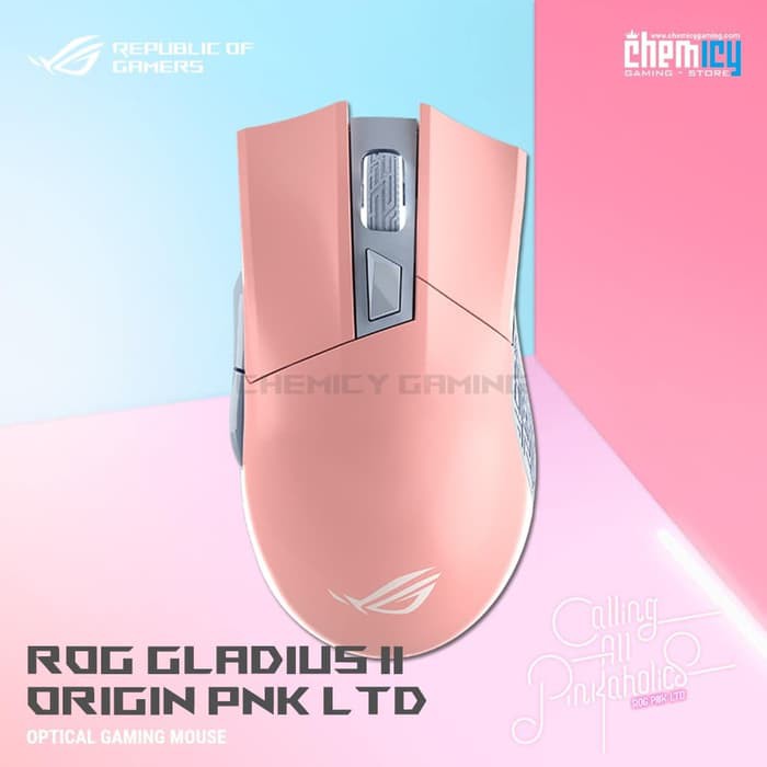 Asus ROG Gladius II Origin PNK LTD Optical Gaming Mouse