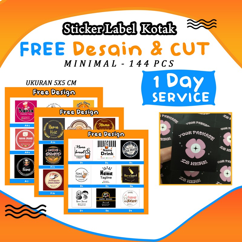 

Cetak Stiker Logo Olshop Custom Sticker Kotak Ukuran 5 x 5 cm FREE DESAIN & CUTTING