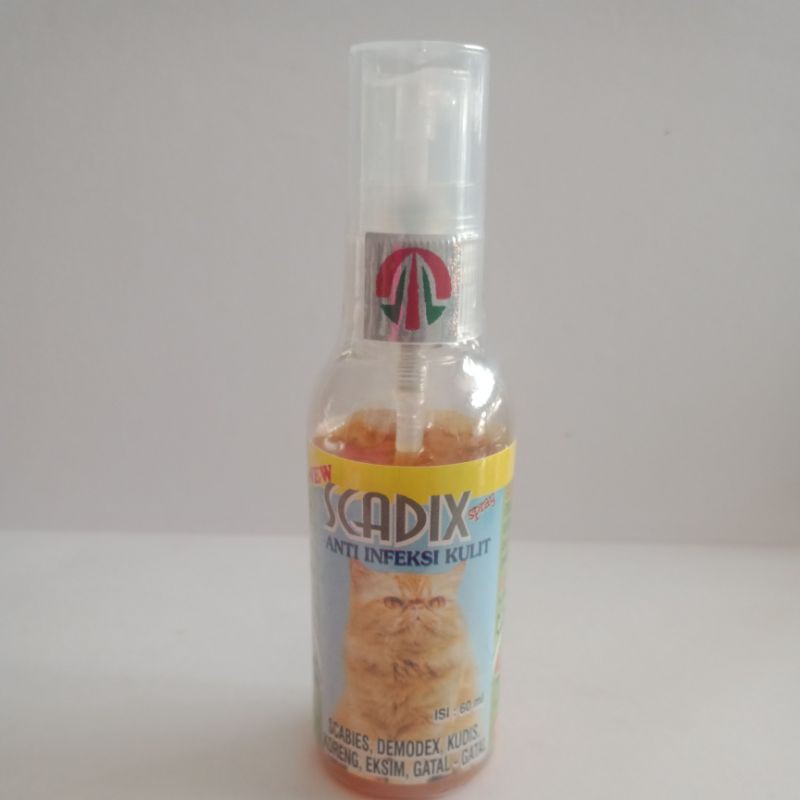 Scadix Spray 60ml | anti infeksi kulit kucing