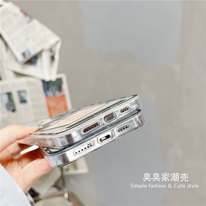 Casing Ponsel Untuk iPhone 11 12 Pro Max 12Pro XR XsMax 7 8 SE 2020 8 Plus 11Pro Label Cinta, Kartun Berbentuk Hati Casing Ponsel Silikon Casing Tahan Guncangan Hs5gvaw