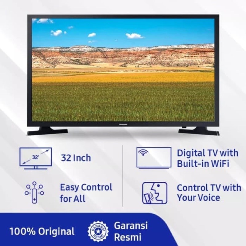 SAMSUNG LED SMART TV 32 inch 32T4500 -32UAT4500 HD Ready RESMI Samsung