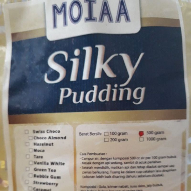 

MOIAA 500 gram Silky pudding