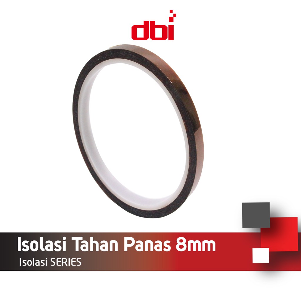 Isolasi Tahan Panas Kapton Tape 8mm