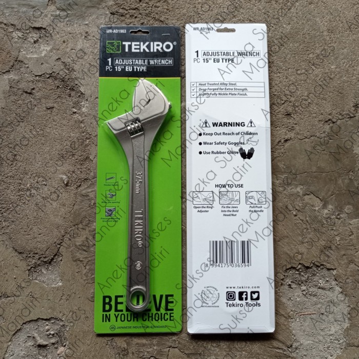 KUNCI INGGRIS 15 INCH TEKIRO KUNCI BACO TEKIRO 15 INCH KUNCI BACO 15"