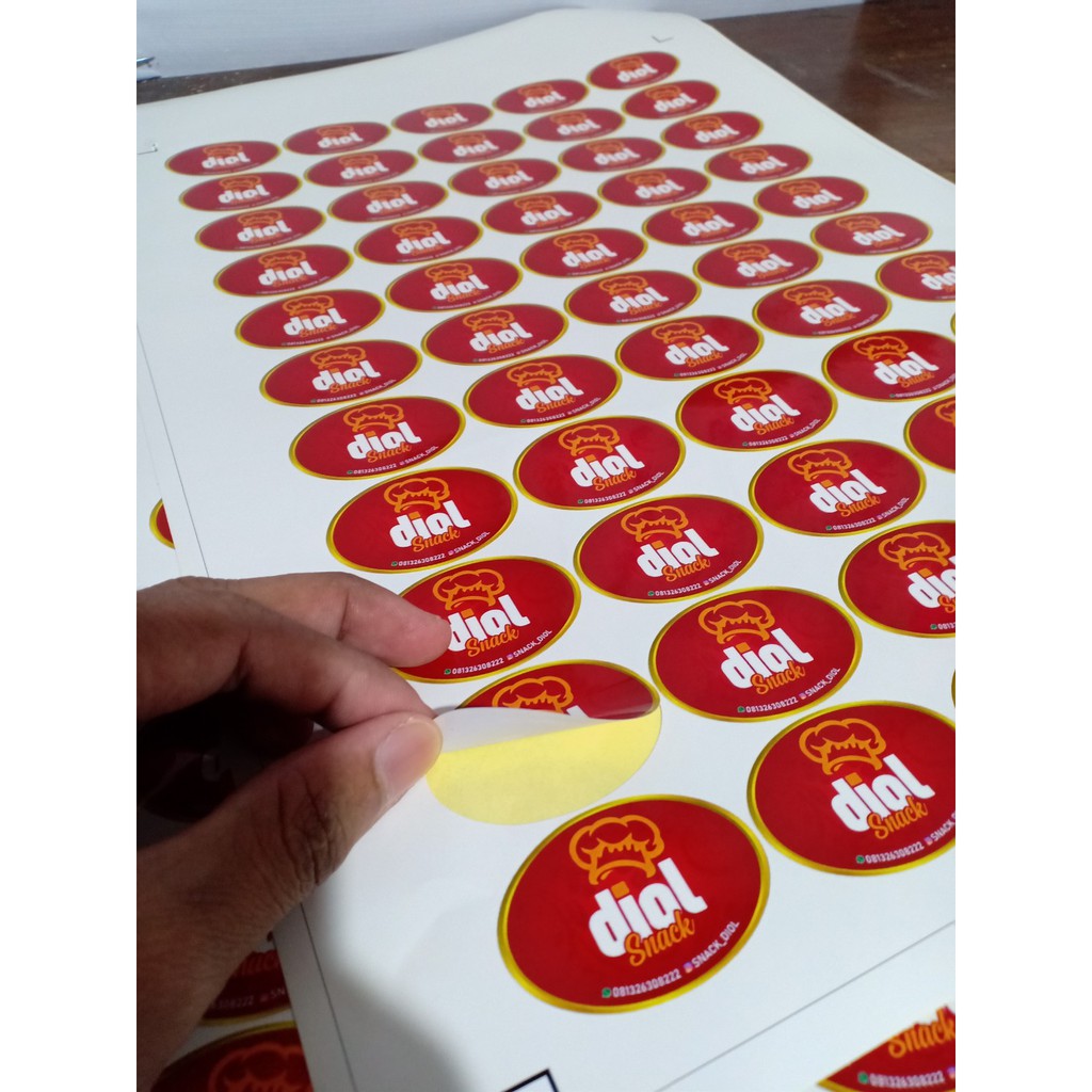 

STIKER LABEL MAKANAN/MINUMAN MURAH SIMPLE