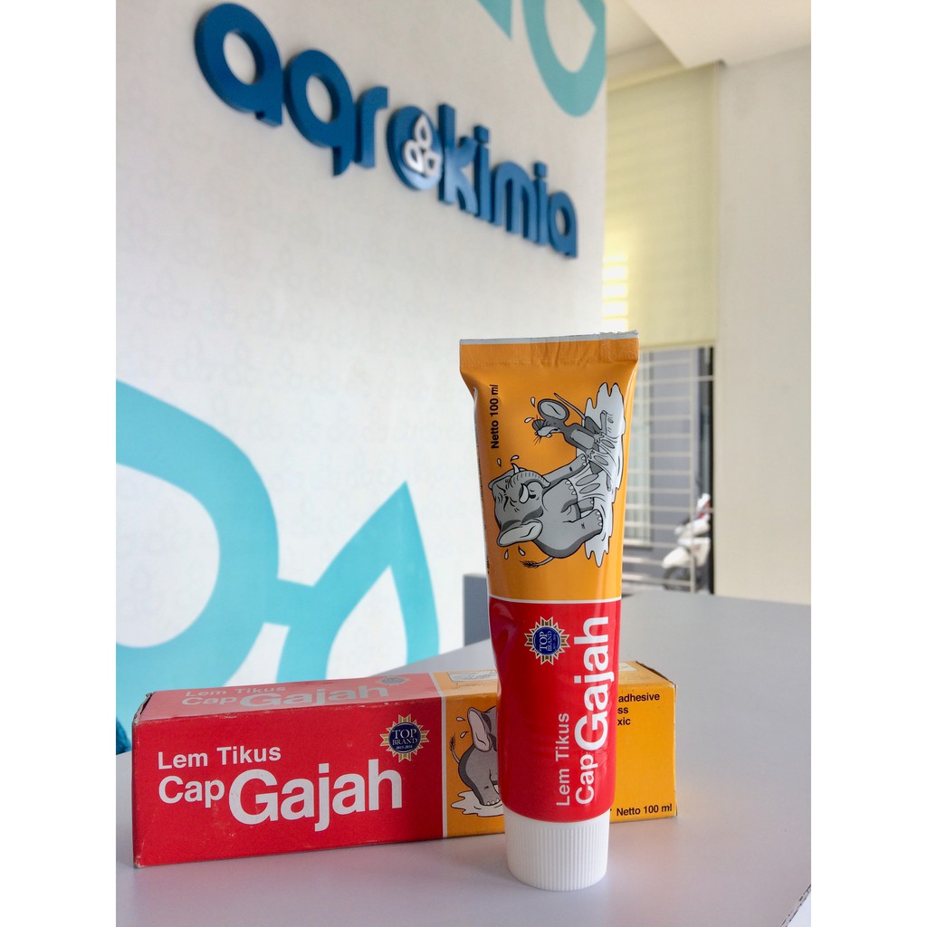 Lem Tikus Cap Gajah Tube 100 Ml - Lem Tikus Gajah - Lem Tikus Godrej - Lem Tikus Ampuh - Lem Cap Gajah - Perangkap Tikus