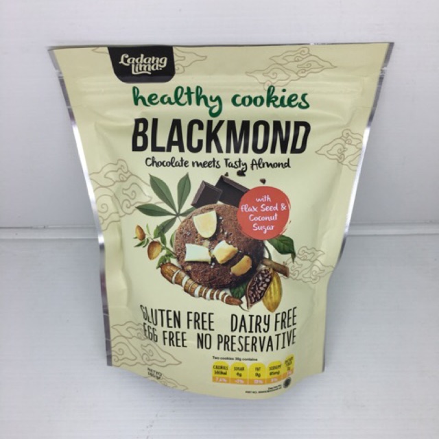 Ladang Lima Gluten Free Blackmond Cookies 180 gram