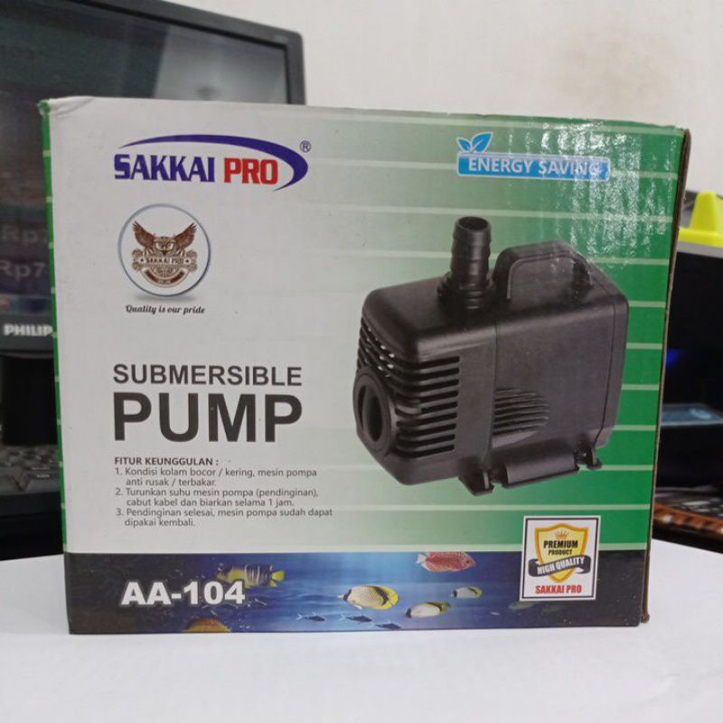 PROMO MURAH Pompa Kolam Aquarium SAKKAI PRO AA 104