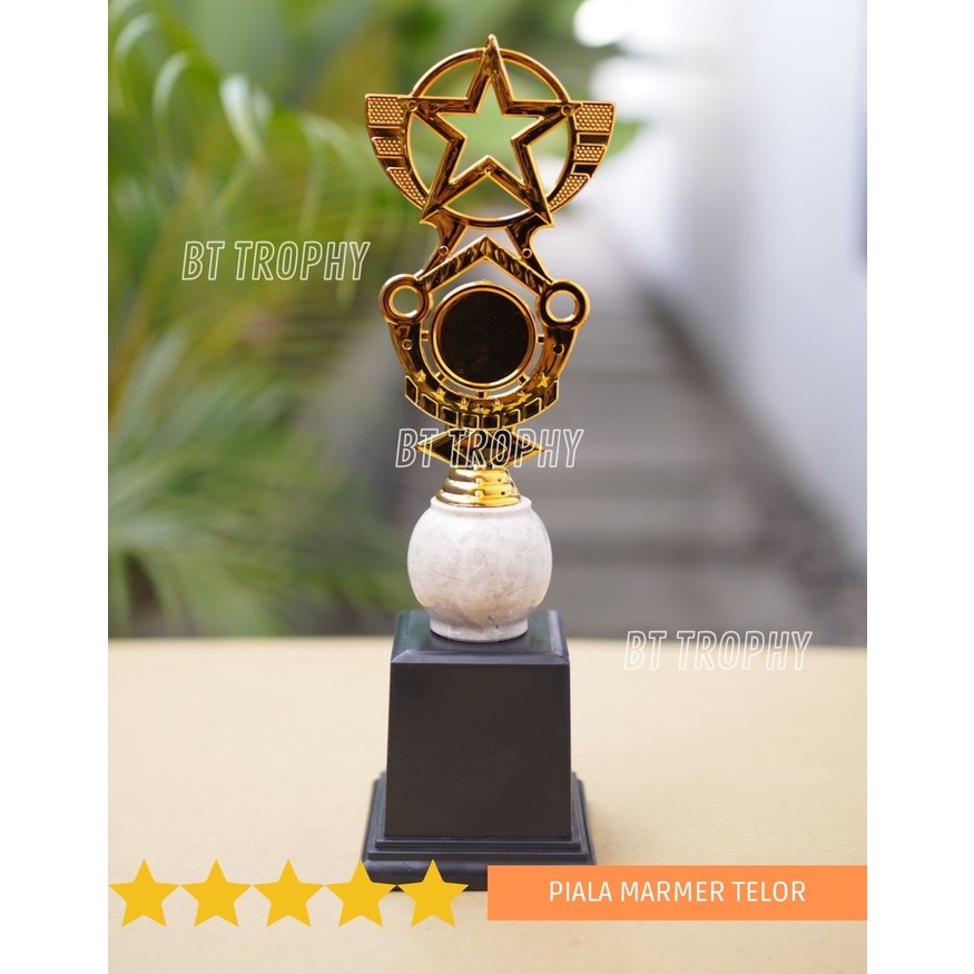 Piala Marmer Telur / Piala murah Marmer