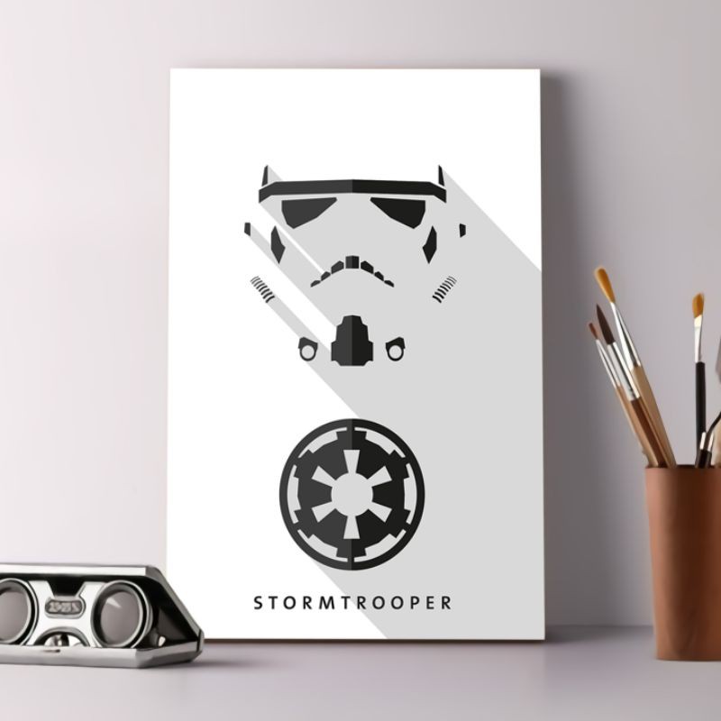 POSTER KAYU STAR WARS - STAR WARS - DEKORASI DINDING - MDF