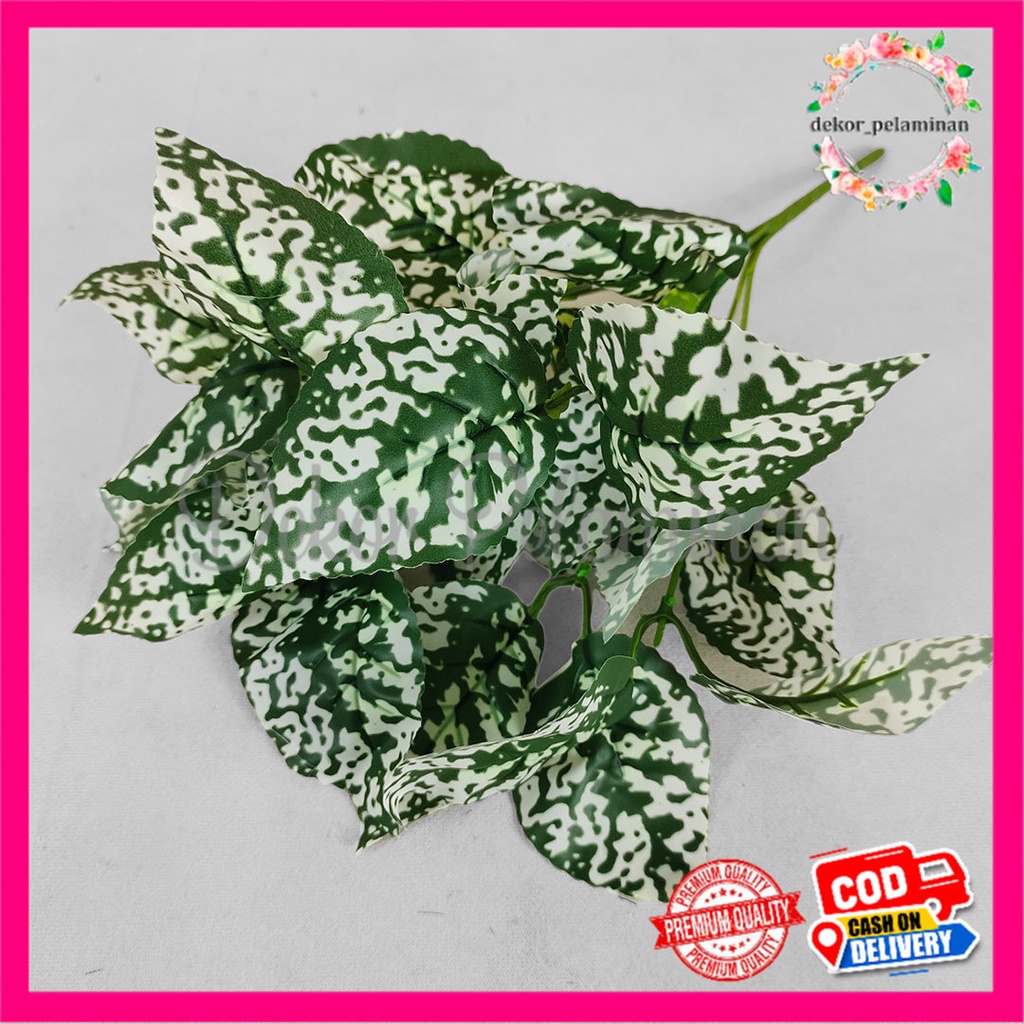 COD DAUN AGRONEMA CABANG 7 ARTIFICIAL - BUNGA DEKORASI