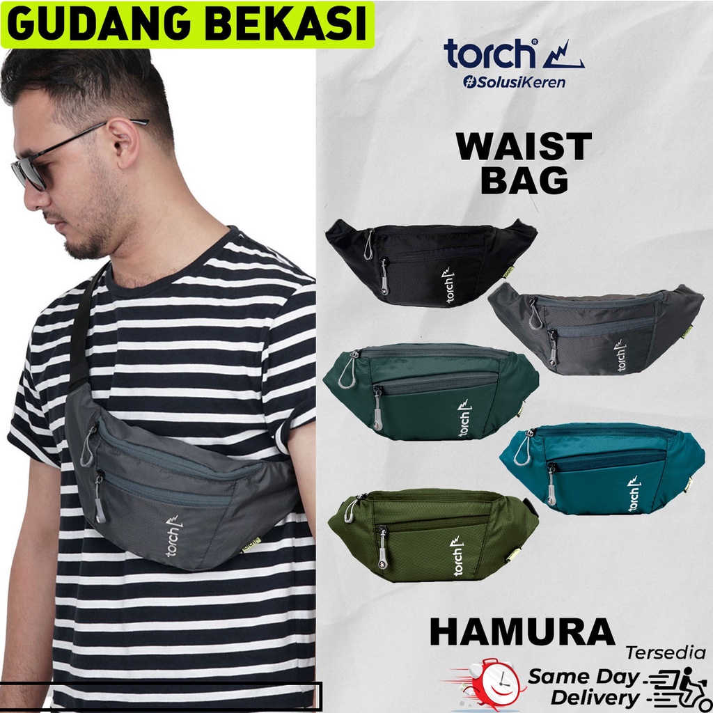 Torch Bekasi Tas Pinggang Waistbag Hamura - Orange