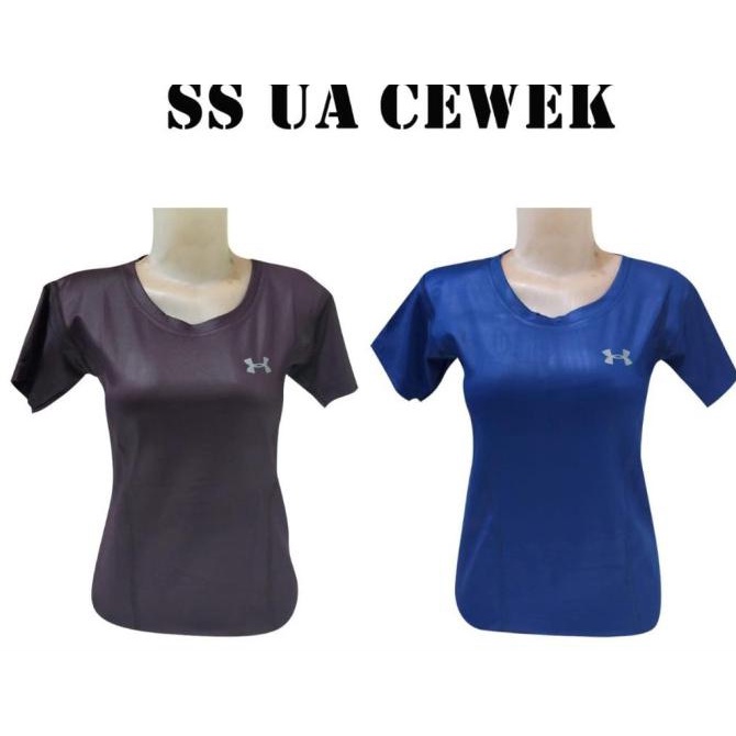 KAOS MANSET BASELAYER U SENAM ZUMBA AEROBIK SENAM WANITA OLAHRAGA BAJU ORIGINAL