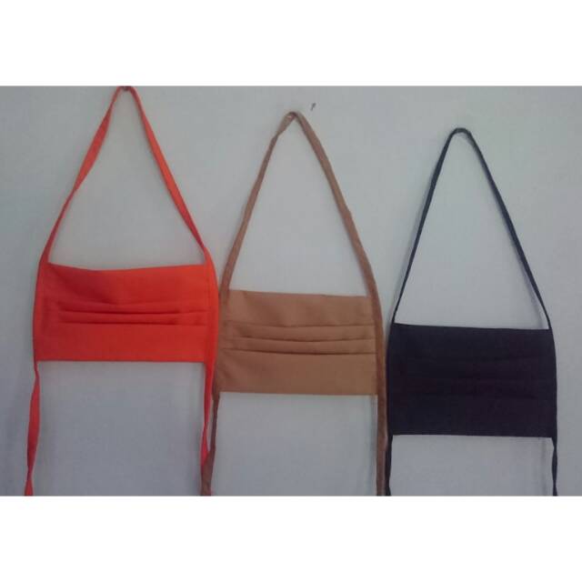 MASKER KAIN TALI GANTUNG BAHAN OXFORD