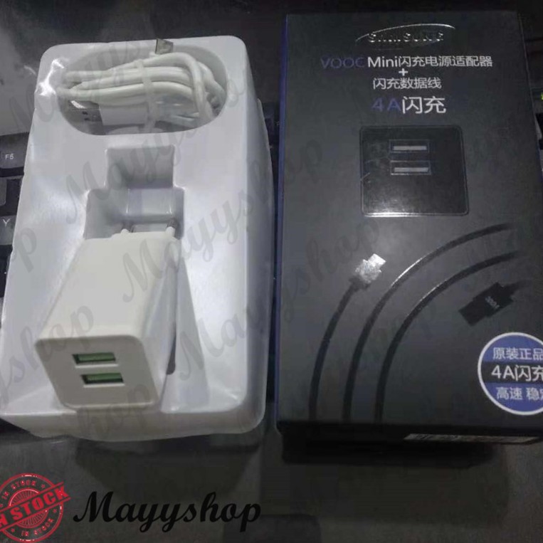 Jual READY!! CHARGER VOOC MINI 4A 2 Port / Travel Charger VOOC Mini 4A