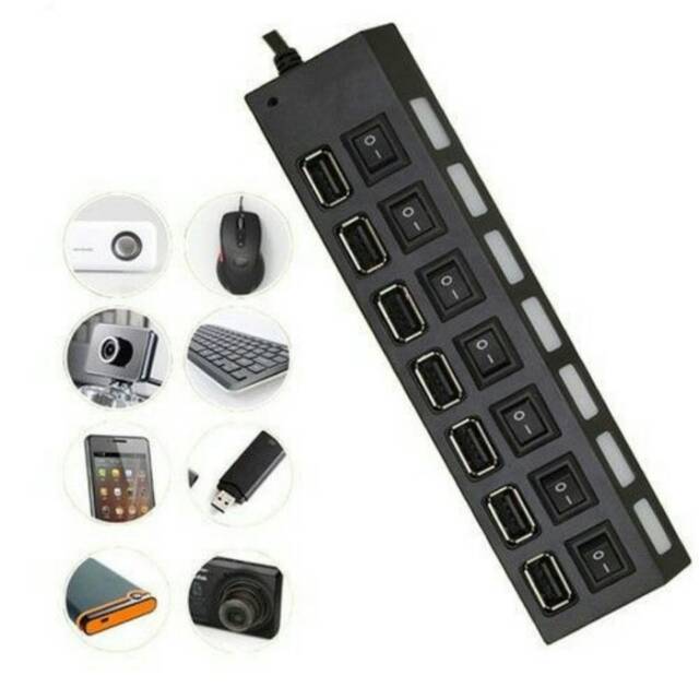 USB HUB 7 PORT ON OFF (SAKLAR)